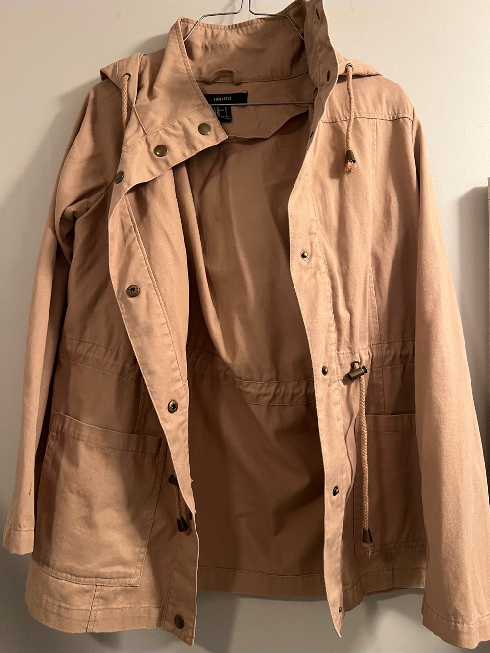 Forever 21 Tan Utility Anorak Jacket